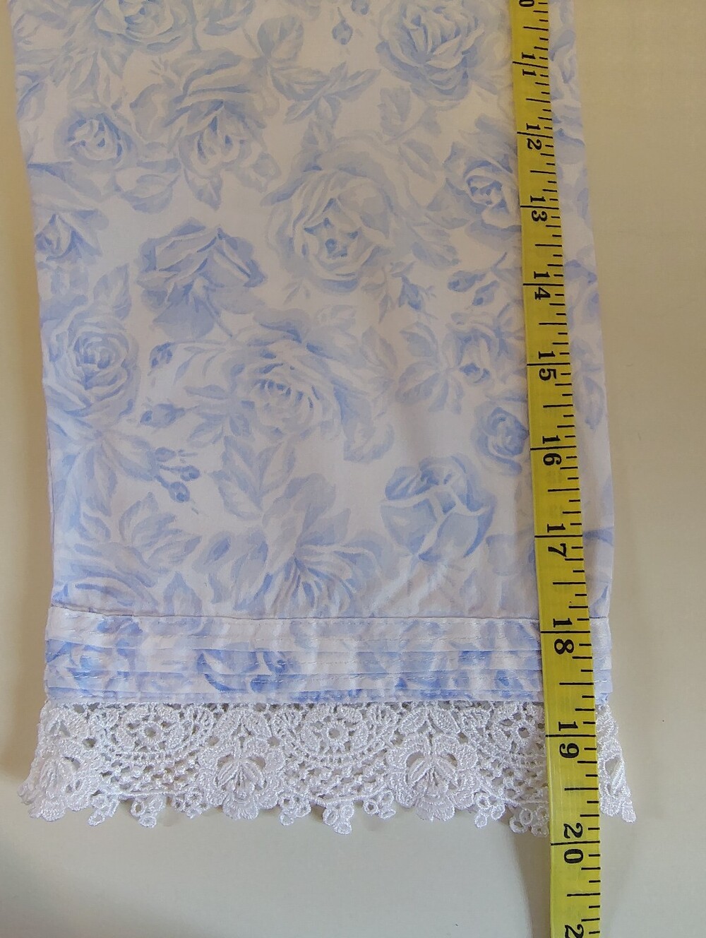 Eileen West 100% Cotton Lawn Nightgown & Robe Set Small Blue Floral Lace 2pc - Picture 12 of 16